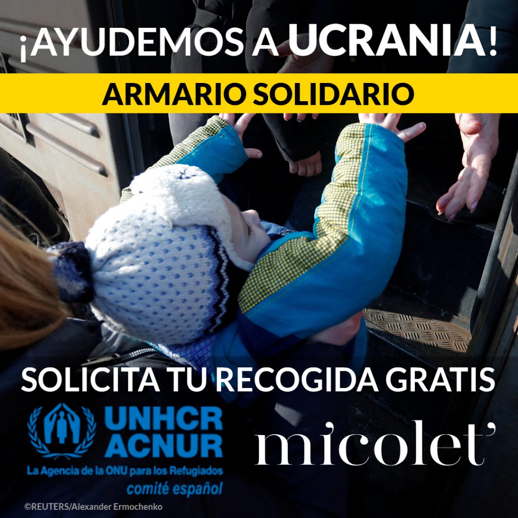 imagen de armario solidario para ayudar a ucrania desde españa